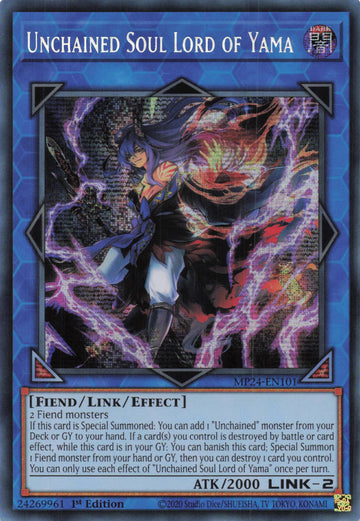 MP24-EN101 - Unchained Soul Lord of Yama - Secret Rare - 25th Anniversary Tin: Dueling Mirrors