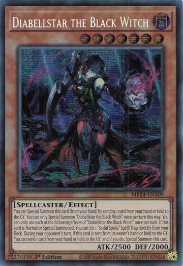 MP24-EN109 - Diabellstar the Black Witch - Secret Rare - 25th Anniversary Tin: Dueling Mirrors