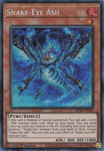 MP24-EN110 - Snake-Eye Ash - Secret Rare - 25th Anniversary Tin: Dueling Mirrors