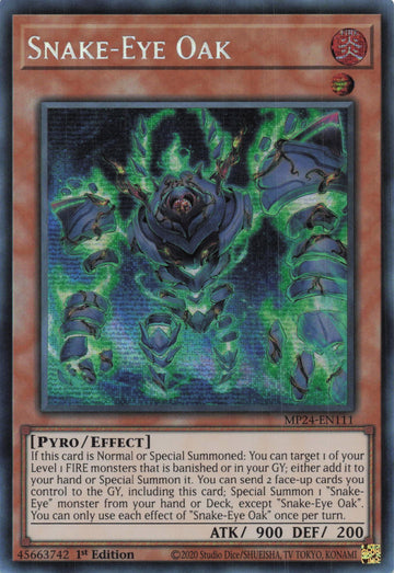 MP24-EN111 - Snake-Eye Oak - Secret Rare - 25th Anniversary Tin: Dueling Mirrors