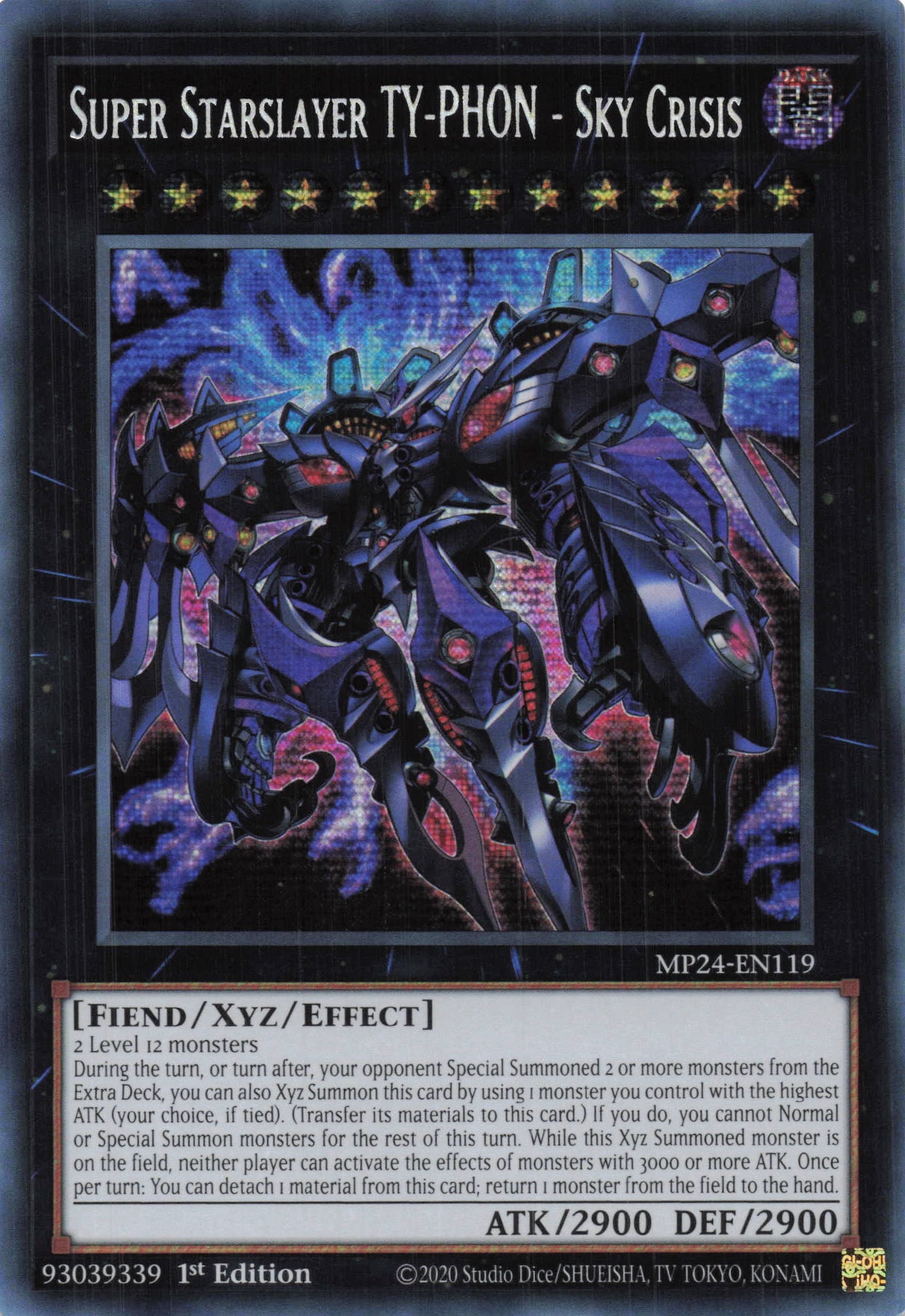 MP24-EN119 - Super Starslayer TY-PHON - Sky Crisis - Secret Rare - - MP24