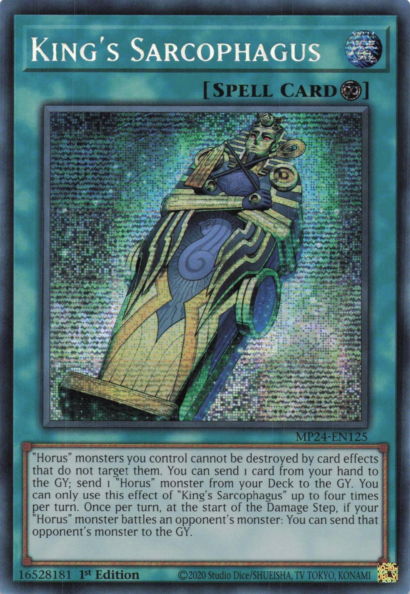 MP24-EN125 - King's Sarcophagus - Secret Rare - - MP24