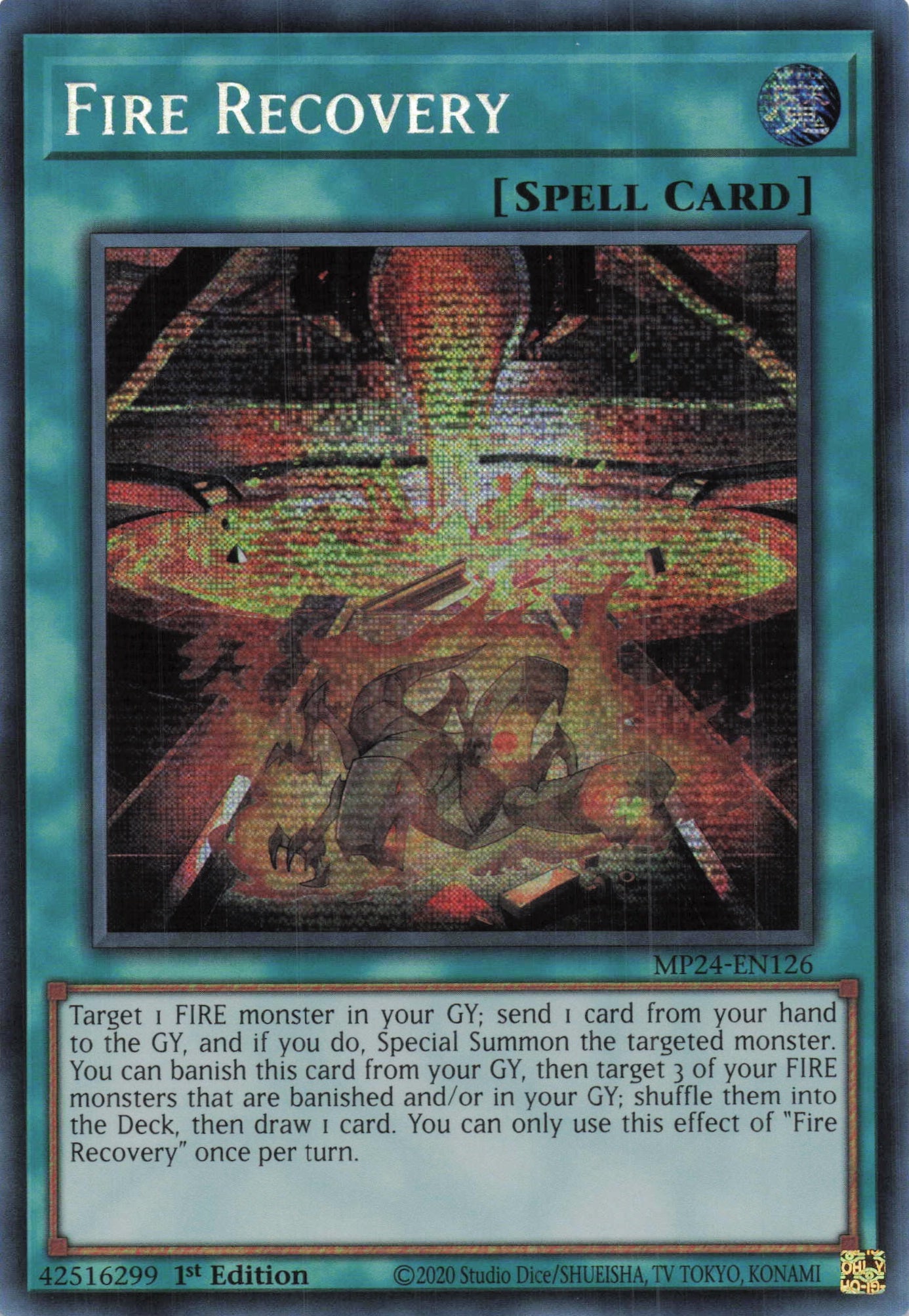 MP24-EN126 - Fire Recovery - Secret Rare - - MP24