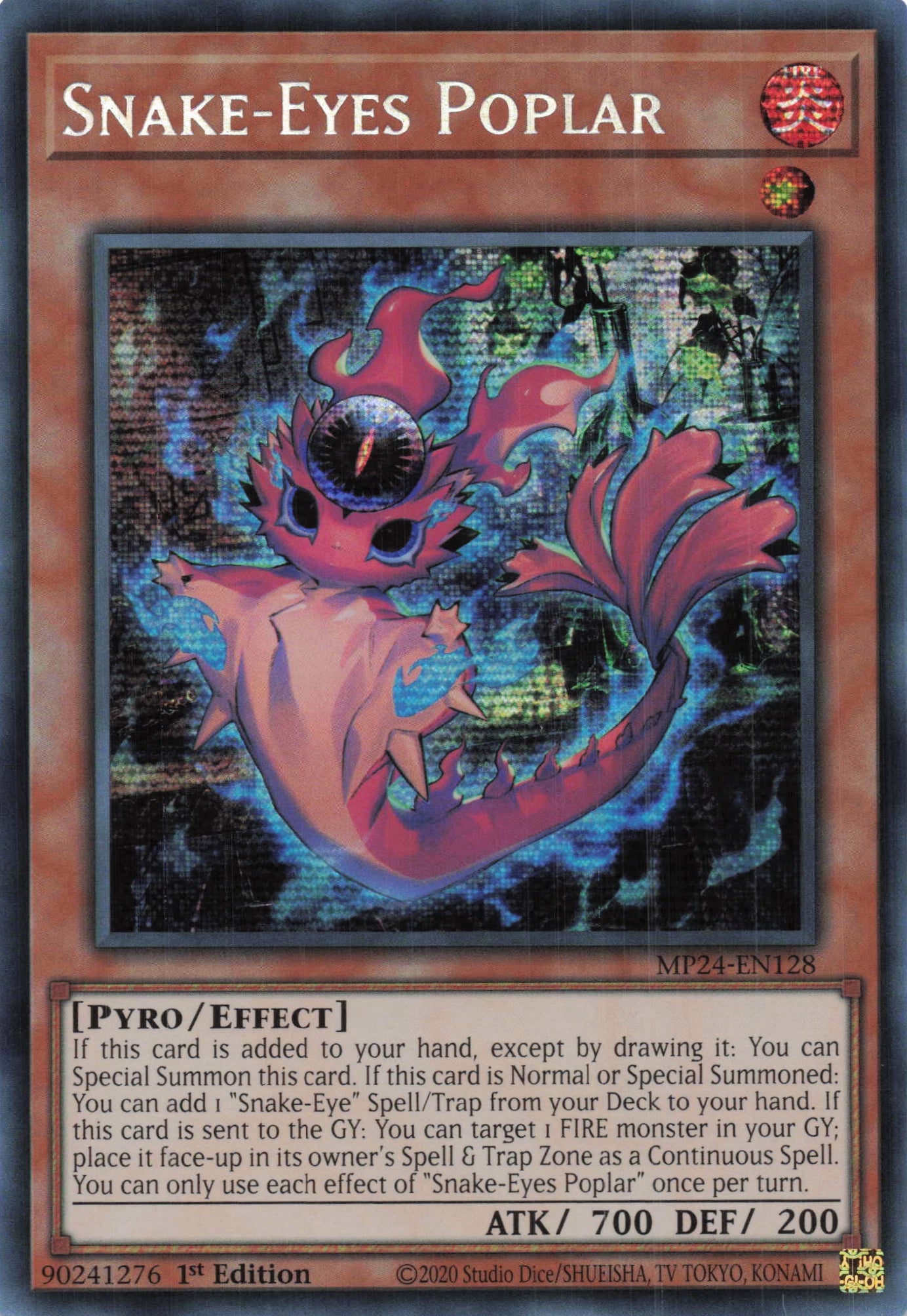 MP24-EN128 - Snake-Eyes Poplar - Secret Rare - - MP24