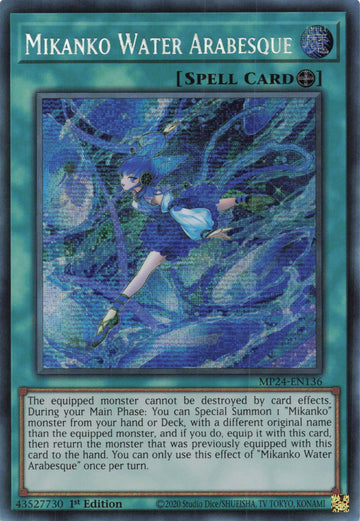 MP24-EN136 - Mikanko Water Arabesque - Secret Rare - 25th Anniversary Tin: Dueling Mirrors