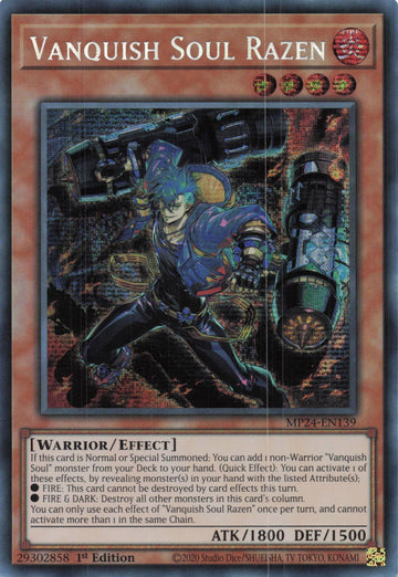 MP24-EN139 - Vanquish Soul Razen - Secret Rare - 25th Anniversary Tin: Dueling Mirrors