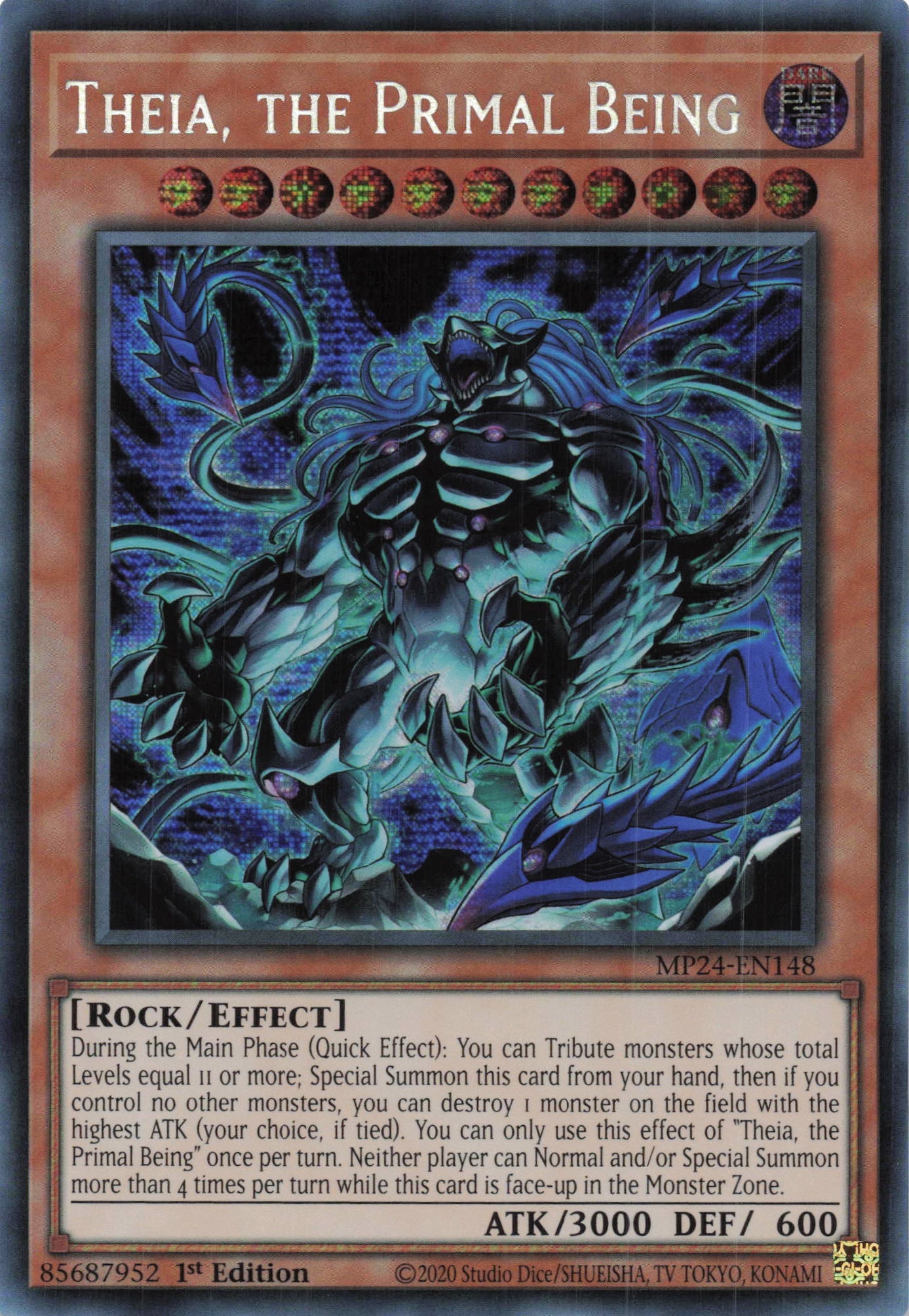 MP24-EN148 - Theia, the Primal Being - Secret Rare - - MP24