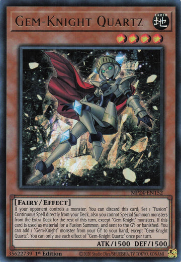 MP24-EN152 - Gem-Knight Quartz - Ultra Rare - 25th Anniversary Tin: Dueling Mirrors