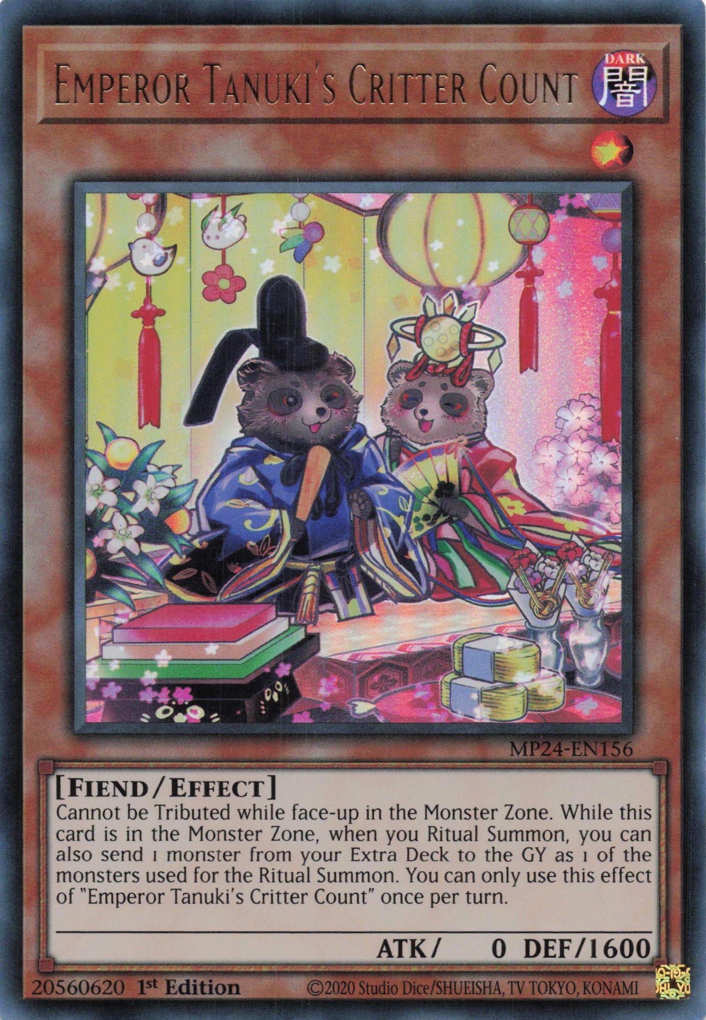 MP24-EN156 - Emperor Tanukis Critter Count - Ultra Rare - - MP24