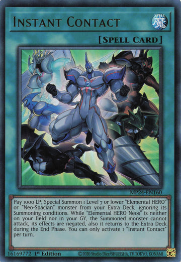MP24-EN160 - Instant Contact - Ultra Rare - 25th Anniversary Tin: Dueling Mirrors