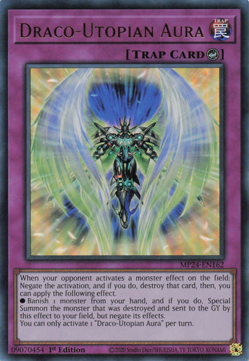 MP24-EN162 - Draco-Utopian Aura - Ultra Rare - 25th Anniversary Tin: Dueling Mirrors
