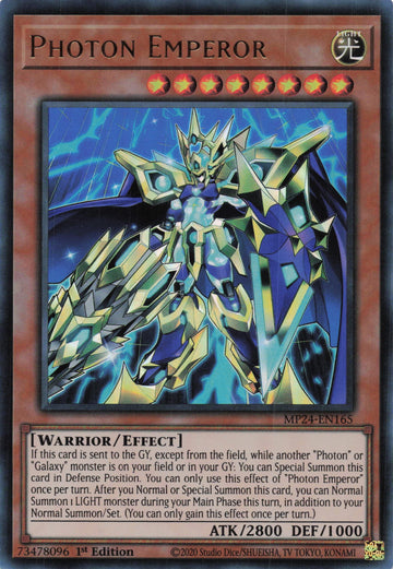 MP24-EN165 - Photon Emperor - Ultra Rare - 25th Anniversary Tin: Dueling Mirrors