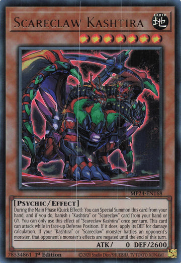 MP24-EN168 - Scareclaw Kashtira - Ultra Rare - 25th Anniversary Tin: Dueling Mirrors