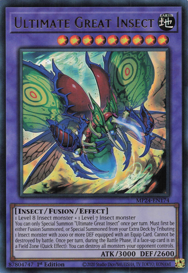 MP24-EN174 - Ultimate Great Insect - Ultra Rare - - MP24