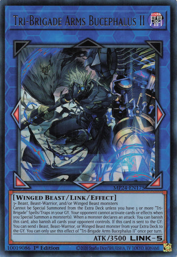 MP24-EN175 - Tri-Brigade Arms Bucephalus II - Ultra Rare - 25th Anniversary Tin: Dueling Mirrors