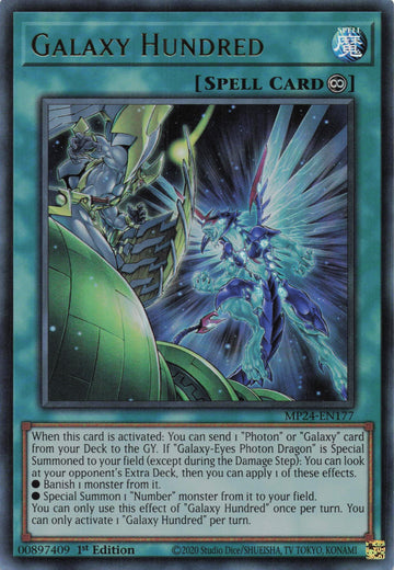 MP24-EN177 - Galaxy Hundred - Ultra Rare - 25th Anniversary Tin: Dueling Mirrors