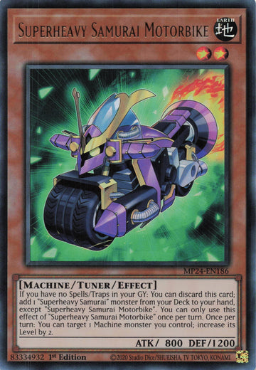 MP24-EN186 - Superheavy Samurai Motorbike - Ultra Rare - 25th Anniversary Tin: Dueling Mirrors