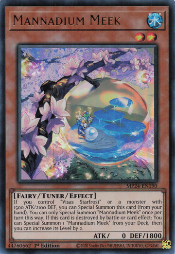MP24-EN190 - Mannadium Meek - Ultra Rare - 25th Anniversary Tin: Dueling Mirrors