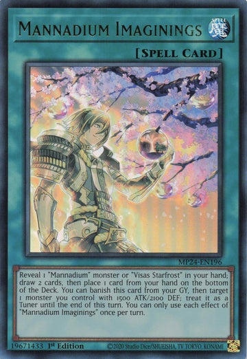 MP24-EN196 - Mannadium Imaginings - Ultra Rare - 25th Anniversary Tin: Dueling Mirrors