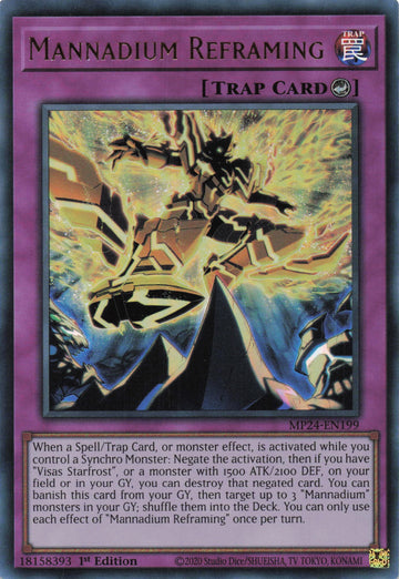 MP24-EN199 - Mannadium Reframing - Ultra Rare - 25th Anniversary Tin: Dueling Mirrors