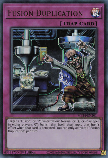 MP24-EN201 - Fusion Duplication - Ultra Rare - 25th Anniversary Tin: Dueling Mirrors
