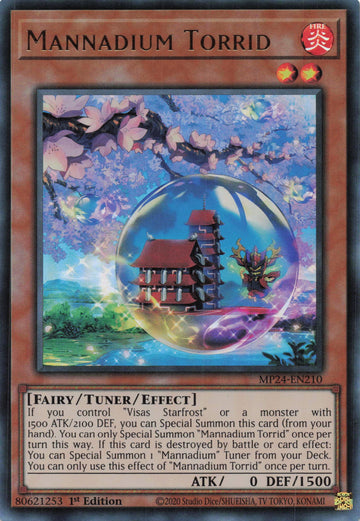 MP24-EN210 - Mannadium Torrid - Ultra Rare - 25th Anniversary Tin: Dueling Mirrors