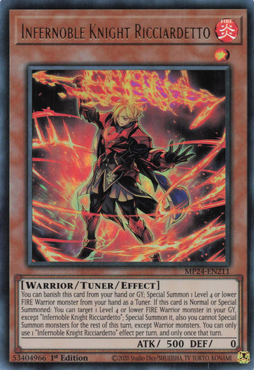 MP24-EN211 - Infernoble Knight Ricciardetto - Ultra Rare - 25th Anniversary Tin: Dueling Mirrors