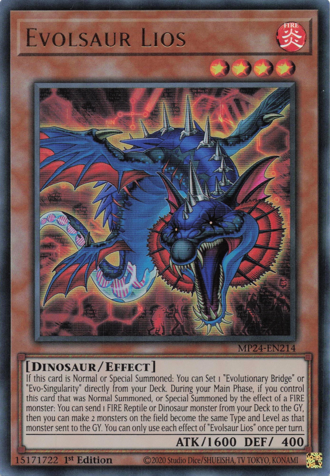 MP24-EN214 - Evolsaur Lios - Ultra Rare - - MP24