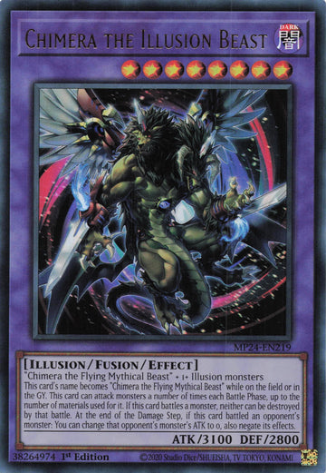 MP24-EN219 - Chimera the Illusion Beast - Ultra Rare - 25th Anniversary Tin: Dueling Mirrors