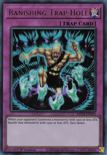 MP24-EN224 - Banishing Trap Hole - Ultra Rare - 25th Anniversary Tin: Dueling Mirrors