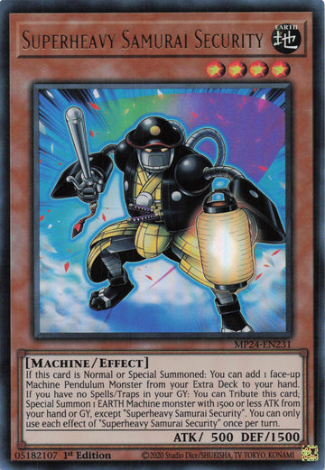 MP24-EN231 - Superheavy Samurai Security - Ultra Rare - 25th Anniversary Tin: Dueling Mirrors