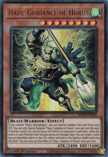 MP24-EN234 - Hapi, Guidance of Horus - Ultra Rare - 25th Anniversary Tin: Dueling Mirrors