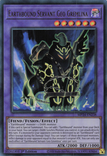 MP24-EN238 - Earthbound Servant Geo Gremlina - Ultra Rare - 25th Anniversary Tin: Dueling Mirrors