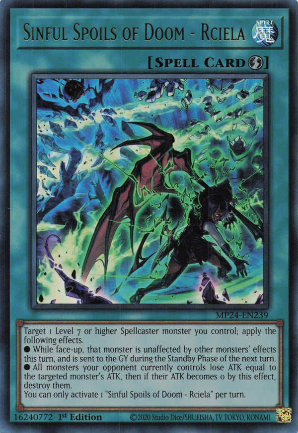 MP24-EN239 - Sinful Spoils Of Doom - Rciela - Ultra Rare - - MP24