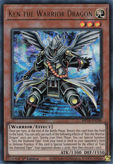 MP24-EN246 - Ken the Warrior Dragon - Ultra Rare - 25th Anniversary Tin: Dueling Mirrors