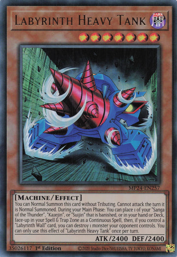 MP24-EN257 - Labyrinth Heavy Tank - Ultra Rare - 25th Anniversary Tin: Dueling Mirrors