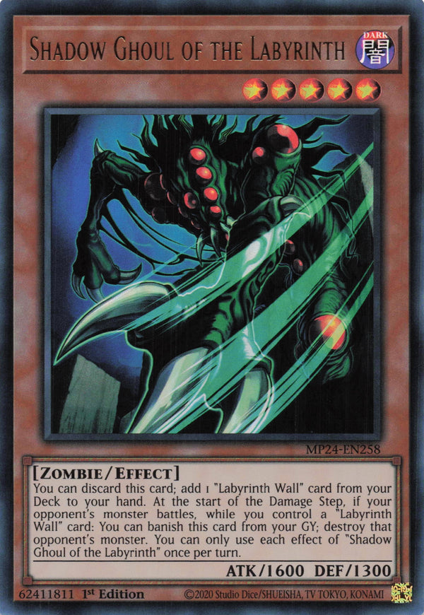 MP24-EN258 - Shadow Ghoul Of The Labyrinth - Ultra Rare - - MP24