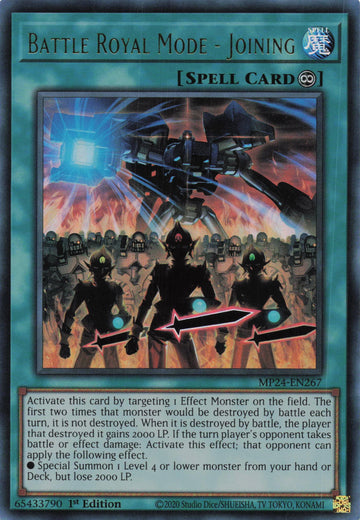 MP24-EN267 - Battle Royal Mode - Joining - Ultra Rare - 25th Anniversary Tin: Dueling Mirrors