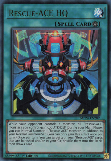 MP24-EN282 - Rescue-ACE HQ - Ultra Rare - 25th Anniversary Tin: Dueling Mirrors
