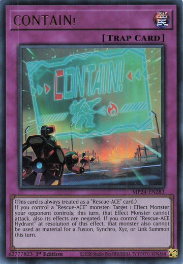 MP24-EN283 - CONTAIN! - Ultra Rare - 25th Anniversary Tin: Dueling Mirrors