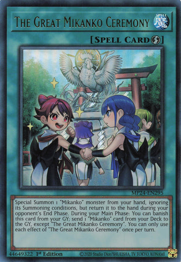 MP24-EN295 - The Great Mikanko Ceremony - Ultra Rare - 25th Anniversary Tin: Dueling Mirrors