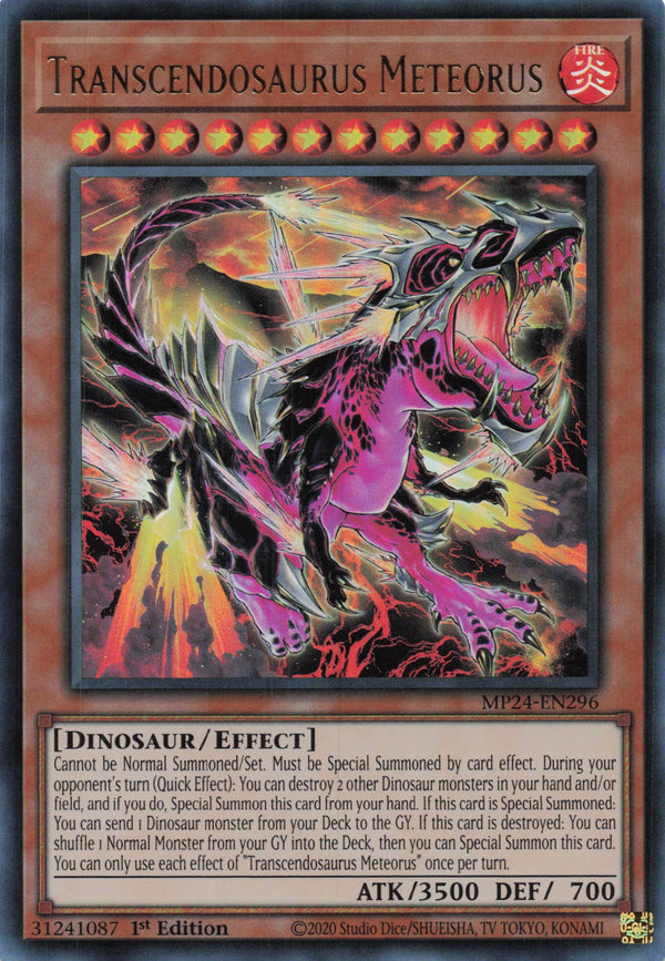 MP24-EN296 - Transcendosaurus Meteorus - Ultra Rare - - MP24