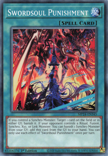 MP24-EN345 - Swordsoul Punishment - Common - 25th Anniversary Tin: Dueling Mirrors