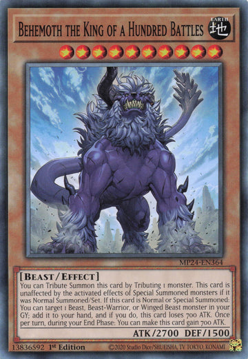 MP24-EN364 - Behemoth the King of a Hundred Battles - Common - 25th Anniversary Tin: Dueling Mirrors