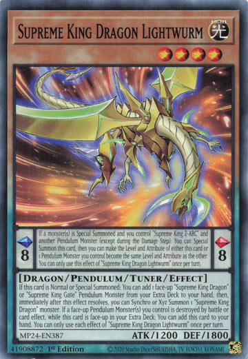 MP24-EN387 - Supreme King Dragon Lightwurm - Common - 25th Anniversary Tin: Dueling Mirrors