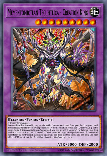 Mementomictlan Tecuhtlica - Creation King Card