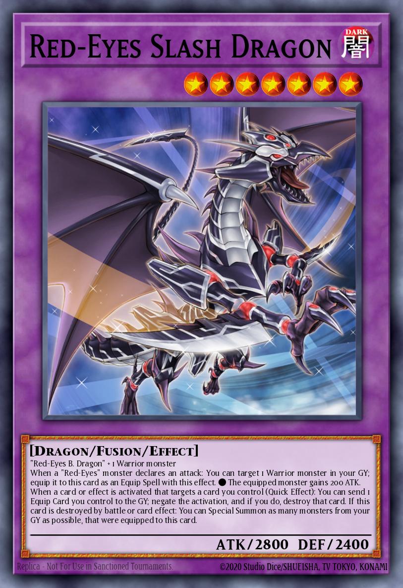 Red-Eyes Slash Dragon Card
