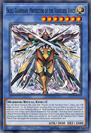 Skull Guardian, Protector of the Voiceless Voice Card