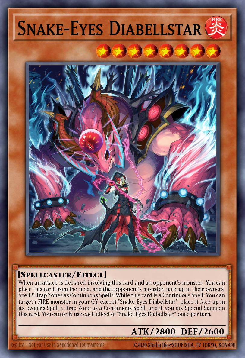 Snake-Eyes Diabellstar Card