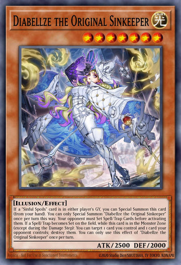 Diabellze the Original Sinkeeper Card